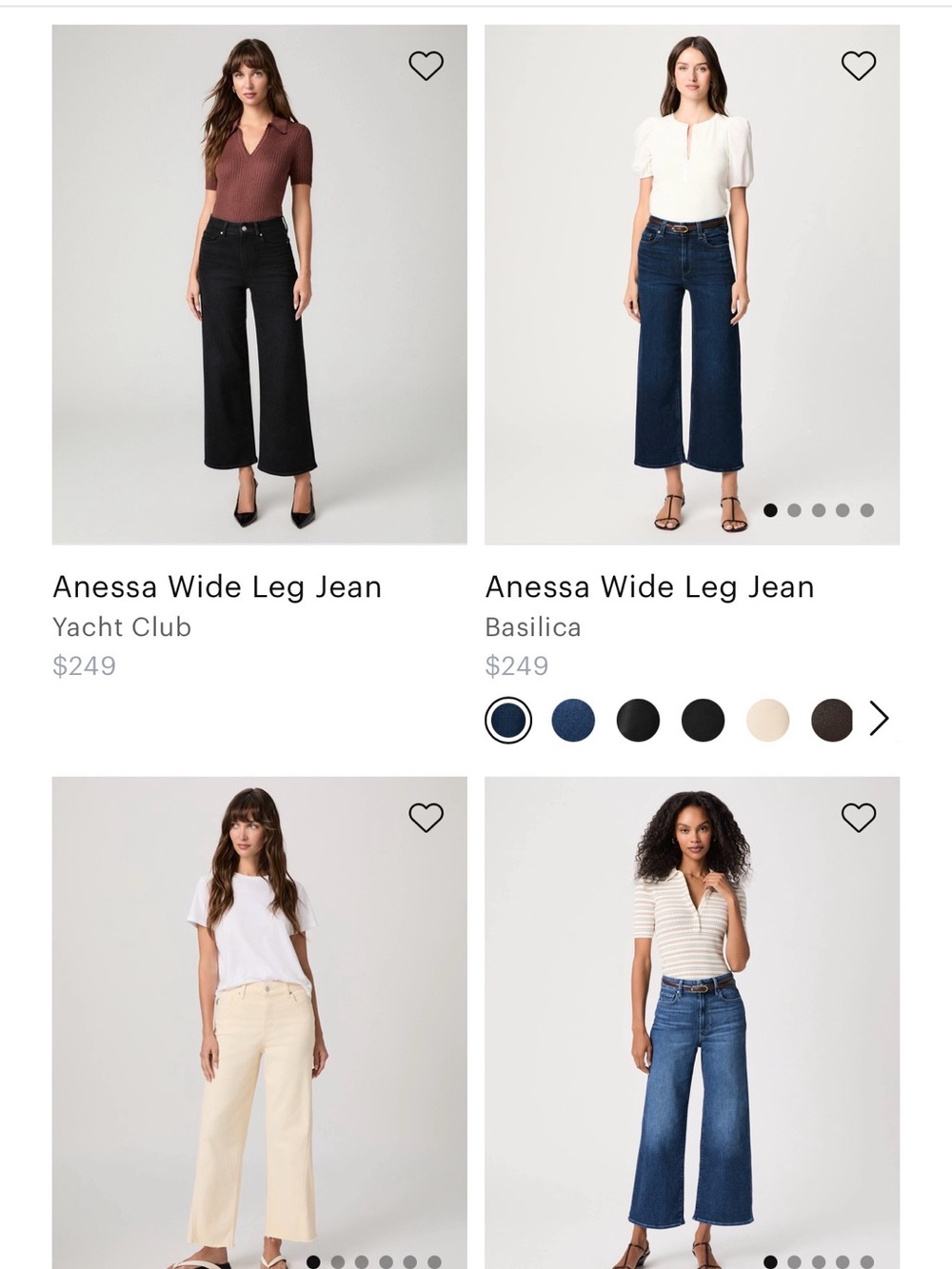 Paige Anessa Wide Leg Jean — 28